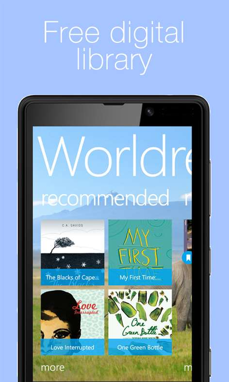 Worldreader Open Library App -- Earn 1,000 JobCoins for installing and posting screenshot